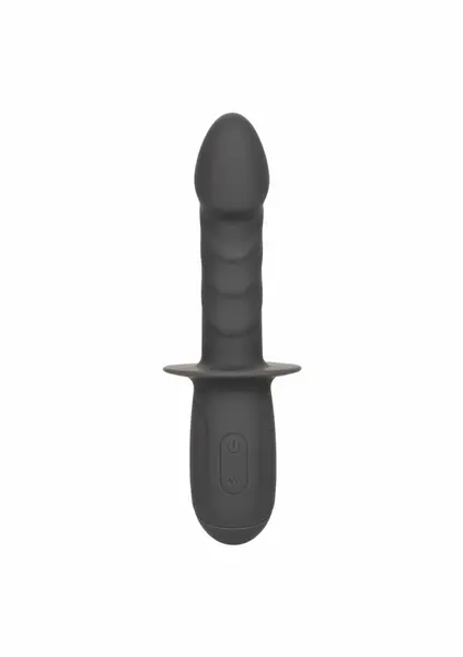 Ramrod Gyrating Silicone Intimate Device 12-Function Waterproof Black