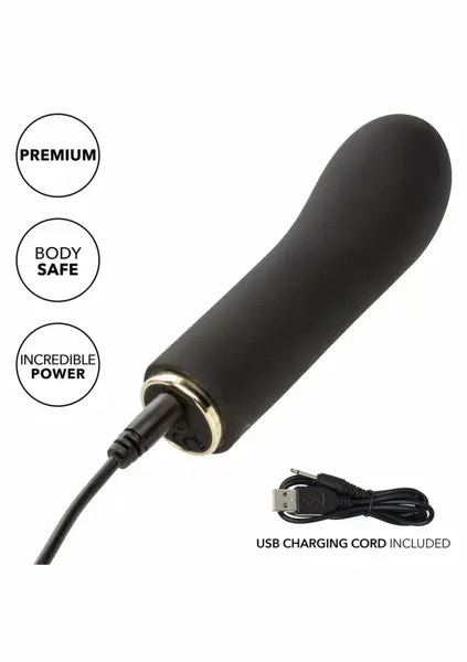 Raven G Lover mini masažer sa 10 funkcija i zakrivljenim vrhom crni 716770109880