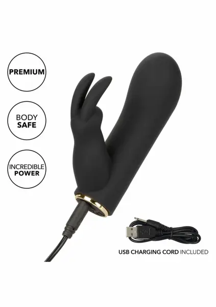 Raven Bunny Mini Dual masažer sa dvostrukom stimulacijom vodootporni silikonski USB punjivi