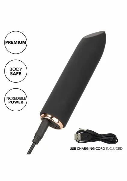 Raven Teaser mini masažer, 10 modova vibracije, vodootporan, punjiv putem USB-a