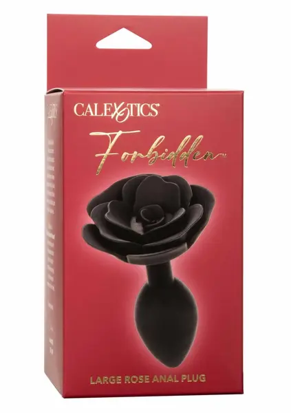 Forbidden Rose veliki silikonski analni čep sa dekorativnom bazom 716770105370