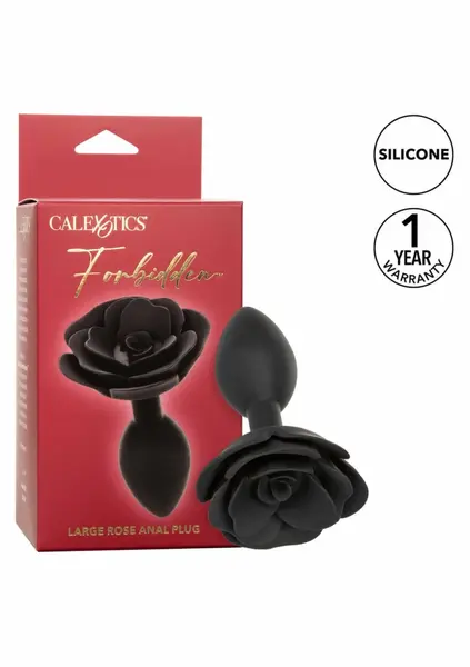 Forbidden Rose veliki silikonski analni čep sa dekorativnom bazom 716770105370