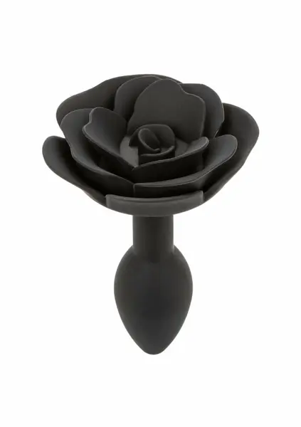 Forbidden Rose Anal Plug Small Silicone Ergonomic Pink 7.5 cm