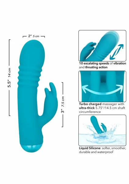 Thicc Chubby Thrusting Tickler Multi-Motor Intimate Machine 14.5cm