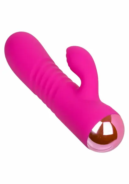 Thicc Chubby Honey Dual Motor Liquid Silicone Massager 5.25'' Waterproof