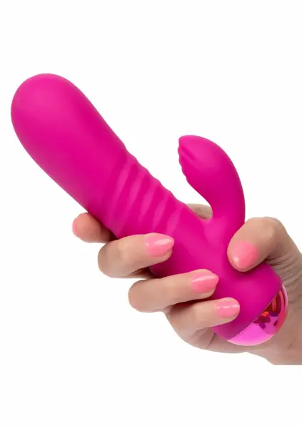 Thicc Chubby Honey Dual Motor Liquid Silicone Massager 5.25'' Waterproof