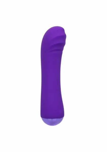 Thicc Chubby Buddy tečni silikonski masažer 14 cm USB vodootporni roze