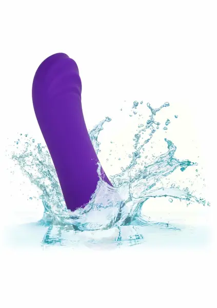Thicc Chubby Buddy tečni silikonski masažer 14 cm USB vodootporni roze