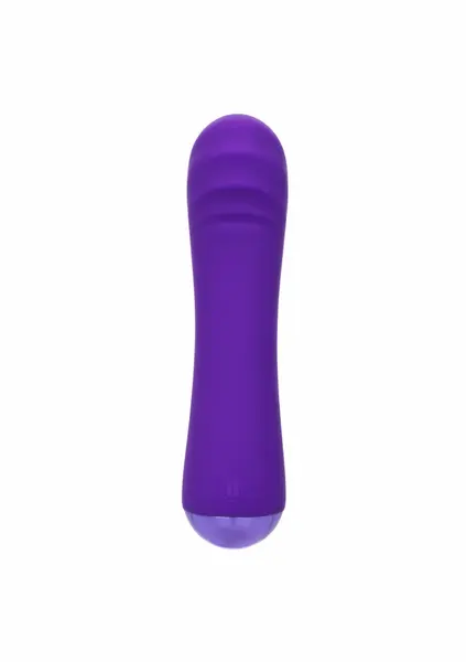 Thicc Chubby Buddy tečni silikonski masažer 14 cm USB vodootporni roze