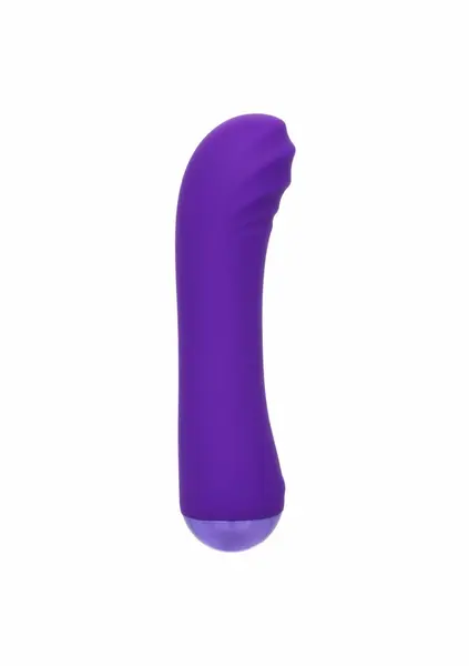 Thicc Chubby Buddy tečni silikonski masažer 14 cm USB vodootporni roze