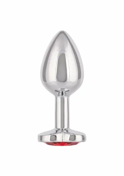 Jewel Small Ruby Heart Plug metalni intimni dodatak bez nikla