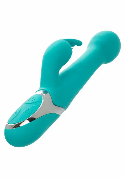 CalExotics Enchanted Oscillate ljubičasti silikonski stimulator sa dvostrukim delovanjem
