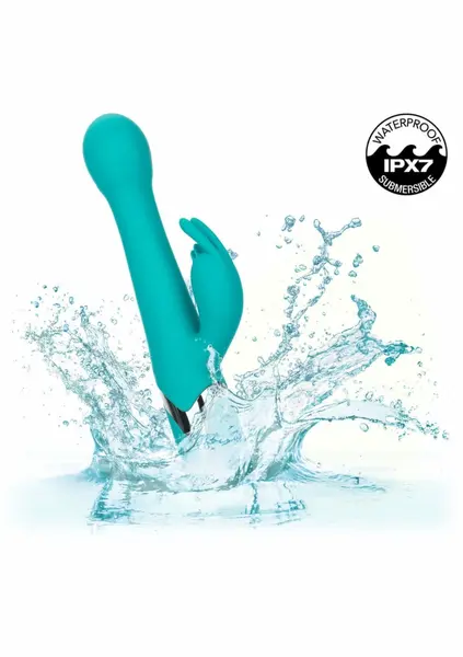 CalExotics Enchanted Oscillate ljubičasti silikonski stimulator sa dvostrukim delovanjem