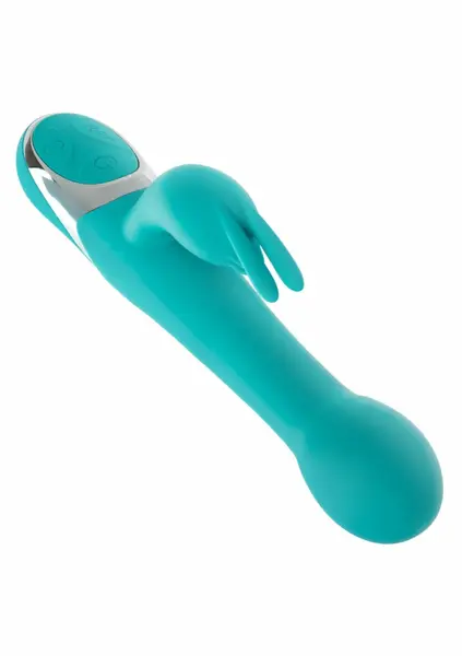 CalExotics Enchanted Oscillate ljubičasti silikonski stimulator sa dvostrukim delovanjem