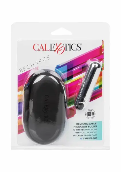 CalExotics punjivi Hideaway Bullet kompaktni intimni masažer sa USB punjenjem