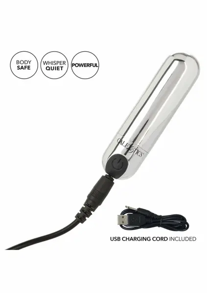 CalExotics punjivi Hideaway Bullet kompaktni intimni masažer sa USB punjenjem