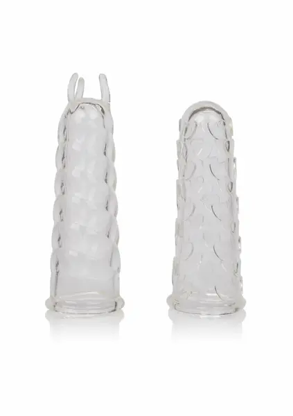 CalExotics Finger Teaser set, fleksibilne teksturisane navlake za prste, 2 komada