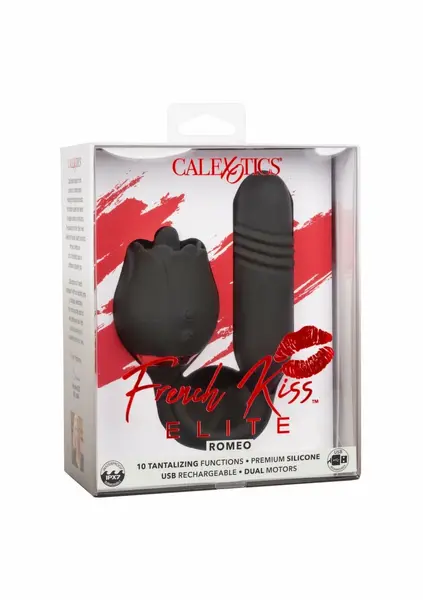 French Kiss Elite Romeo intimni stimulator, dva motora, vodootporan, roze