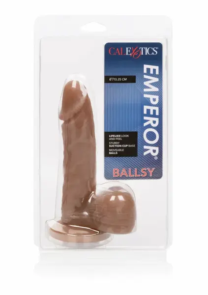 CalExotics Emperor Ballsy PureSkin intimna mašina sa vakuumskom bazom 20 cm
