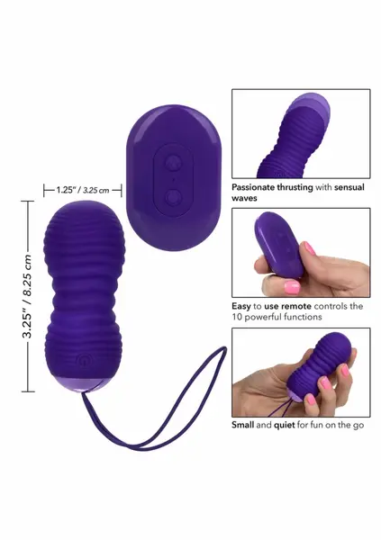 CalExotics Slay Thrust Me intimni stimulator sa potiskivanjem i daljinskim upravljačem