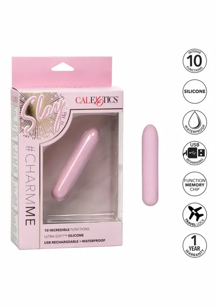 Slay Charm Me Compact Waterproof Intimate Device with Memory Chip