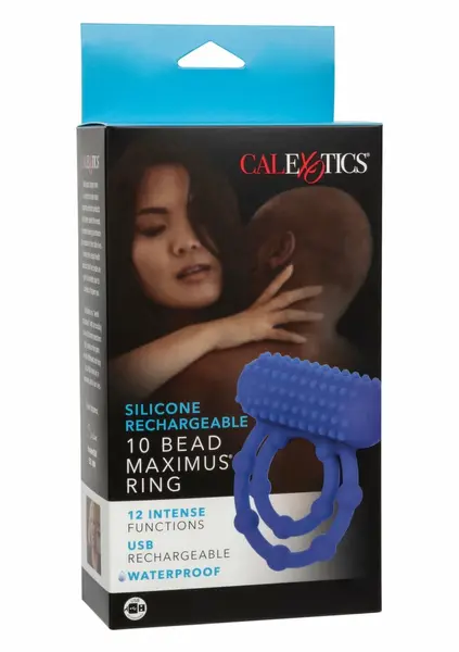 Pipedream 10 Bead Maximus Ring punjivi silikonski sistem sa dvostrukim prstenom