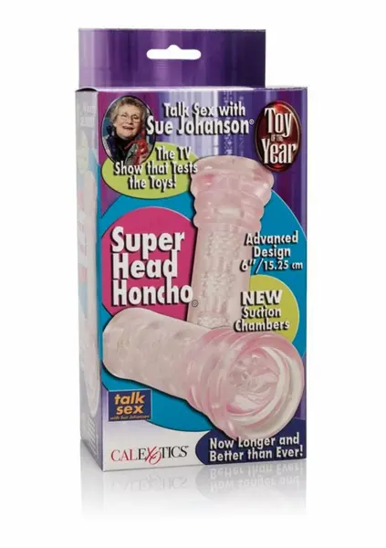 Sue Johanson Super Head Honcho Intimate Machine 16.5cm Transparent