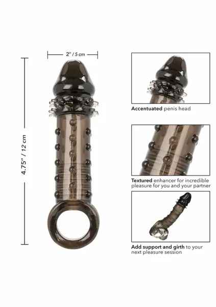 Pipedream Ultimate Stud Extender navlaka za produženje 5 cm sa trakom za fiksiranje providni TPE