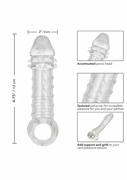 Pipedream Ultimate Stud Extender navlaka za produženje sa stimulativnim ispupčenjima 20 cm