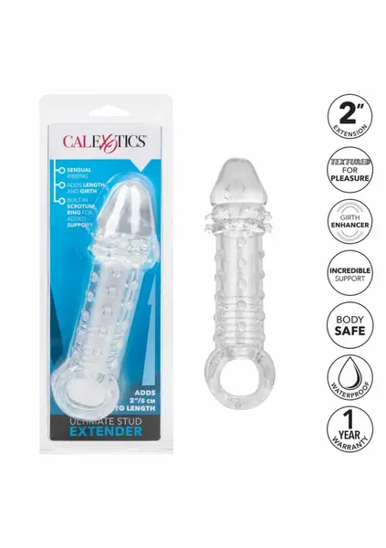 Pipedream Ultimate Stud Extender navlaka za produženje sa stimulativnim ispupčenjima 20 cm