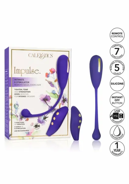 CalExotics eStim Remote Kegel Exerciser bežični trenažer za karlično dno sa 7 modova