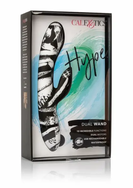 Hype Dual Wand brenda CalExotics, silikonski intimni masažer sa dva motora