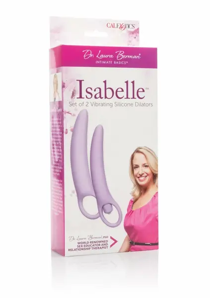 Dr. Laura Berman Isabelle set od 2 silikonska dilatatora sa vibratorom