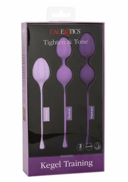 CalExotics Kegel Training 3-Piece Set - Progressive Pelvic Floor System