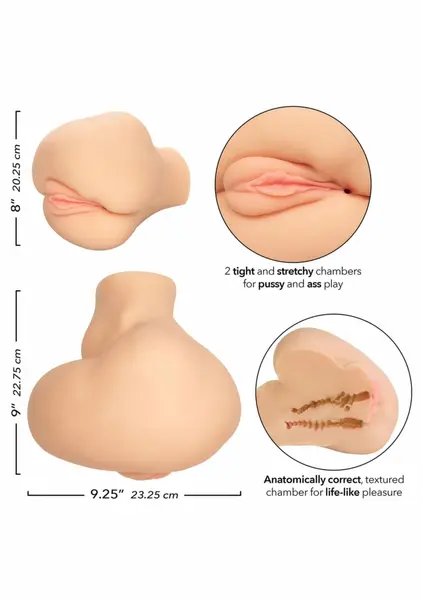 CalExotics Stroke It Side Banger anatomska intimna mašina sa dvostrukom komorom, 3.7 kg
