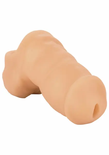 Packer Gear Ultra-Soft Stand-To-Pee Black Silicone Device 13 cm