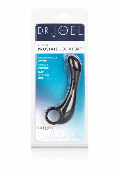 Dr. Joel Kaplan Silicone Prostate Locator Ergonomic Intimate Probe Black