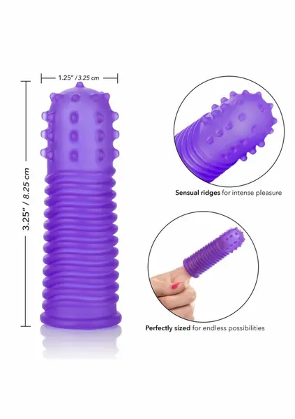 CalExotics Intimate Play Finger Tingler Set fleksibilni silikonski nastavci za prste 2 komada