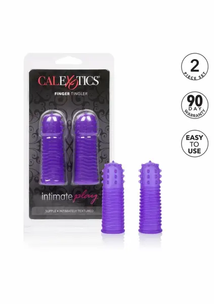 CalExotics Intimate Play Finger Tingler Set fleksibilni silikonski nastavci za prste 2 komada