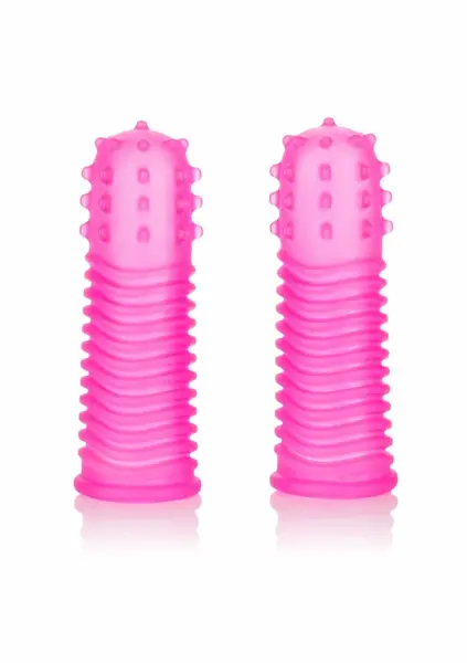 CalExotics Intimate Play Finger Tingler set fleksibilnih silikonskih stimulatora za prste, 2 komada