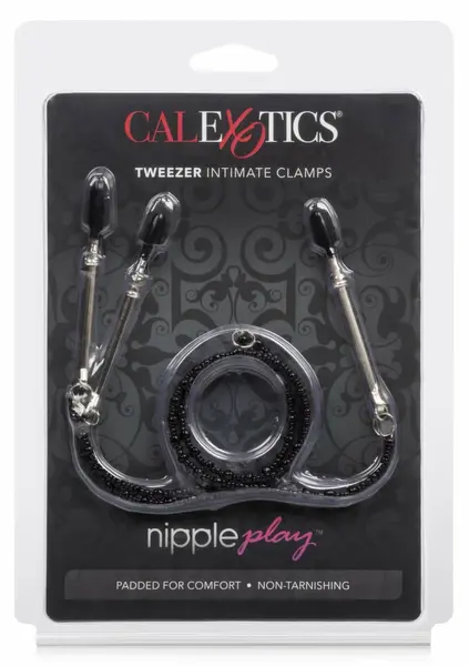 Nipple Play Tweezer Intimate Clamps Adjustable Triple Chain Set
