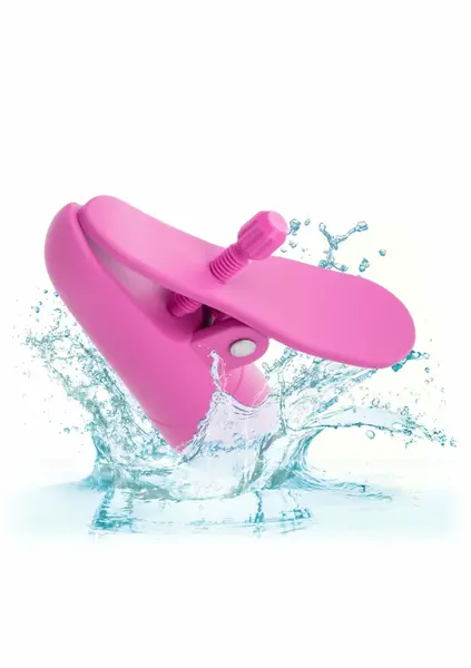 Nipplettes punjive podesive vibrirajuće štipaljke roze IPX7