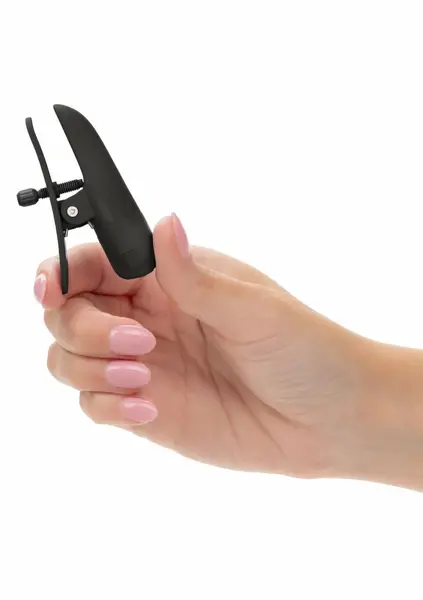 Nipple Play Nipplettes Rechargeable Adjustable Vibrating Clamps Pink