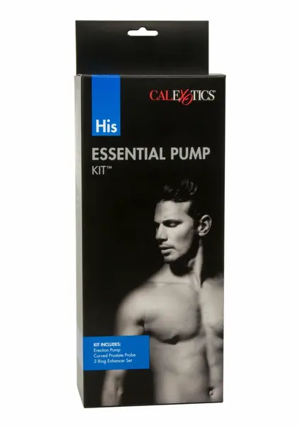 CalExotics His Essential Pump Kit komplet za potenciju i povećanje, crni