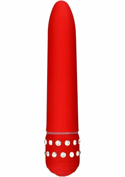 ToyJoy Diamond Superbe klasični vibrator sa cirkonima 19 cm