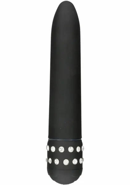 ToyJoy Diamond Superbe vibrator klasičnog dizajna sa svetlucavim cirkonima 19 cm