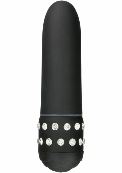 ToyJoy DIAMOND Petit vibrator kompaktni dizajn sa detaljima od cirkona 12cm