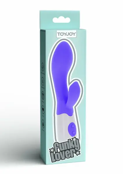 ToyJoy Funky Lover silikonski vibrator sa više brzina roze 8713221828675