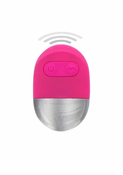 ToyJoy Funky Fun Toys Funky bežično silikonsko jaje sa daljinskim upravljačem roze