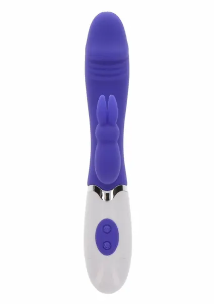 ToyJoy Funky Rabbit vibrator od 100% silikona, 4 režima rada, jarke boje, otporan na prskanje vode